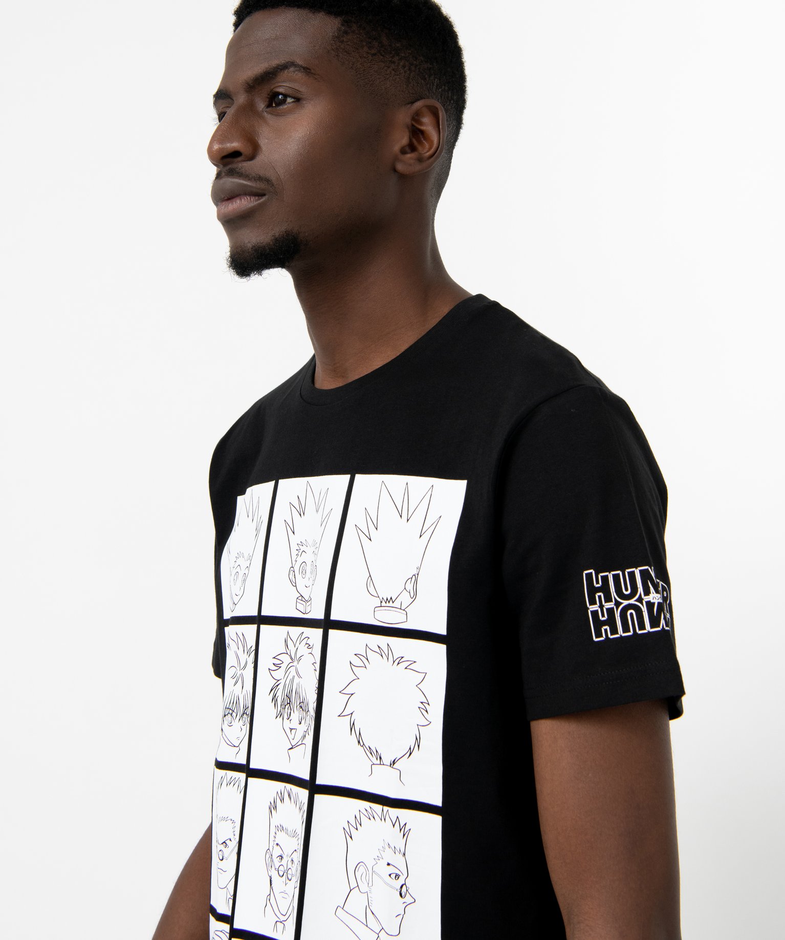 Tee-shirt à manches courtes à motif homme - Hunter x Hunter noir | GEMO