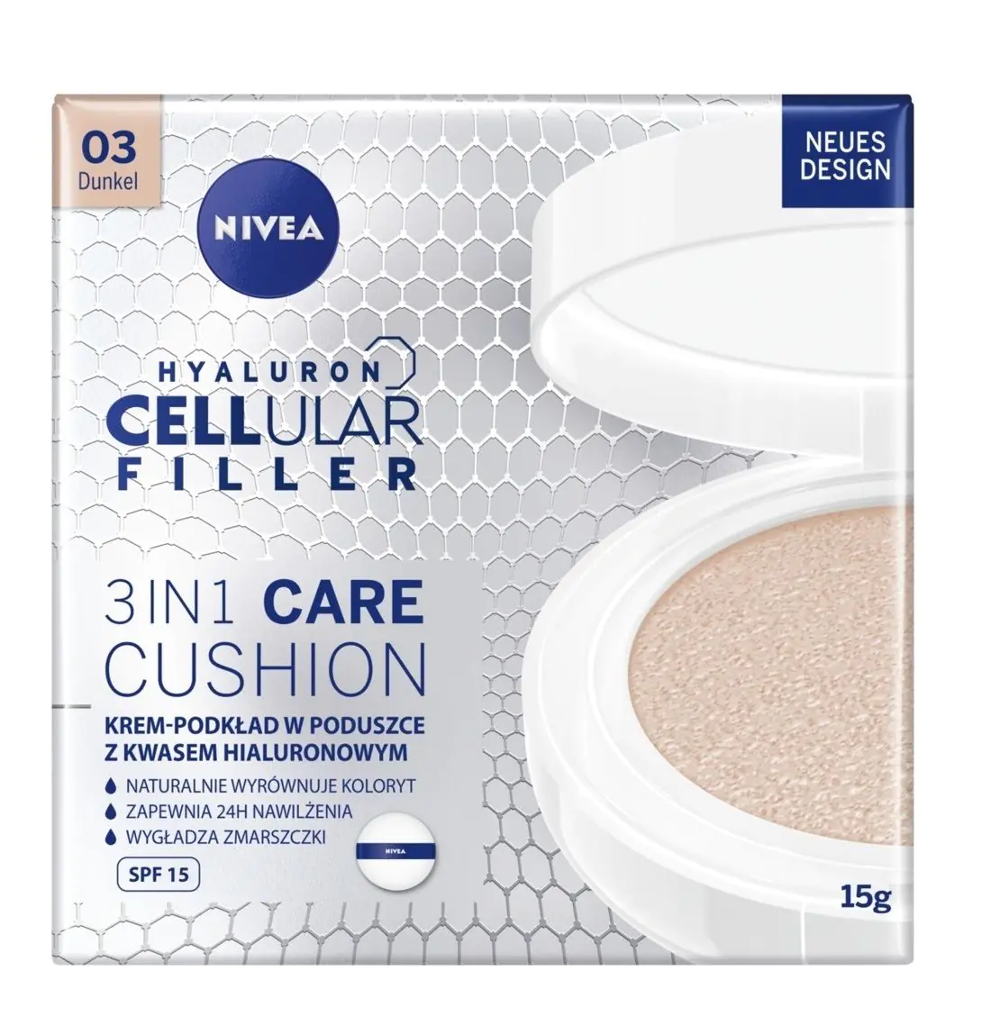 Nivea Hyaluron Cellular Filler Anti-Wrinkle Cushion Foundation Tamsus