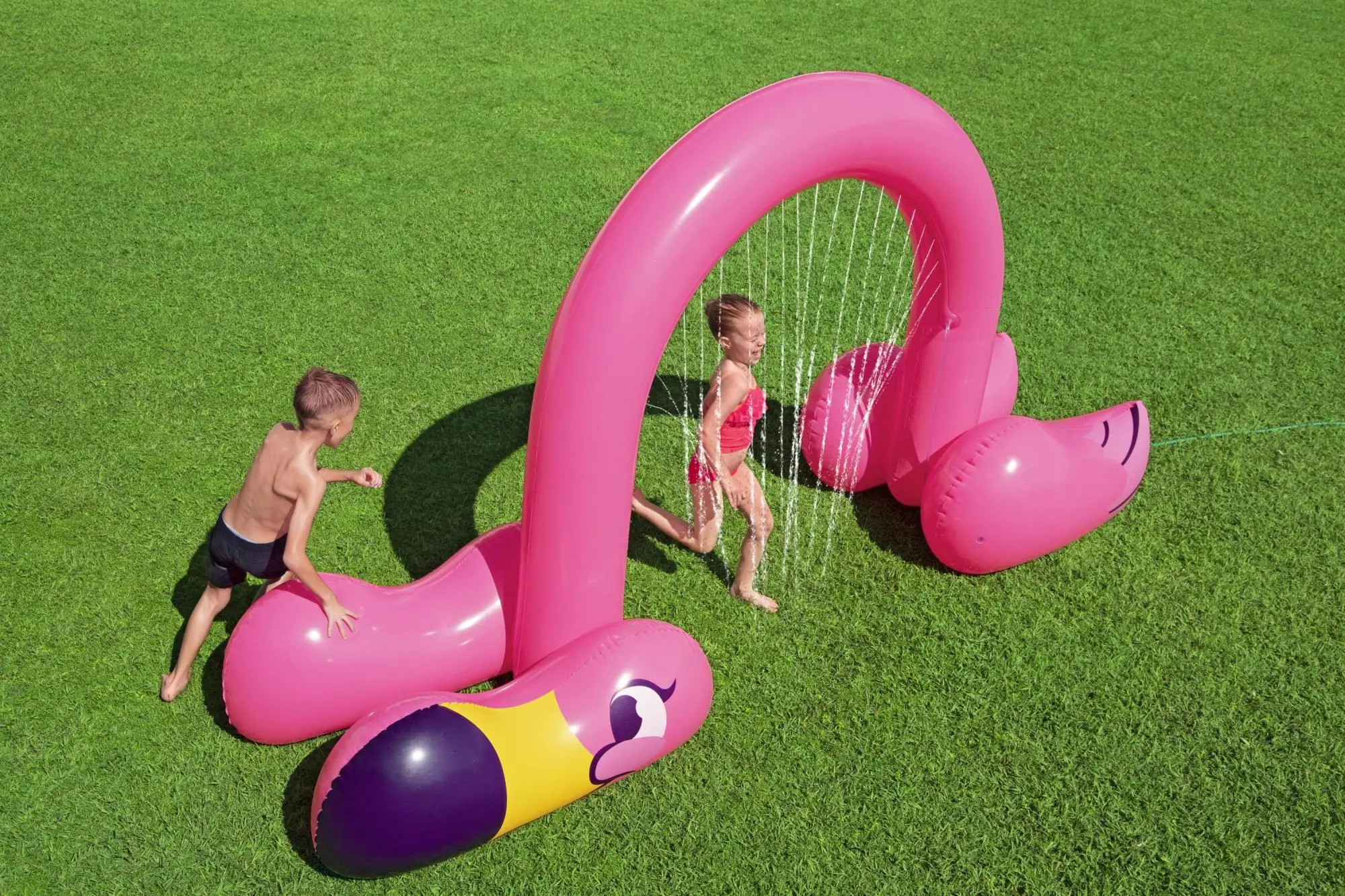 H2OGO! Jumbo Pink Flamingo Inflatable Kids Sprinkler Arch