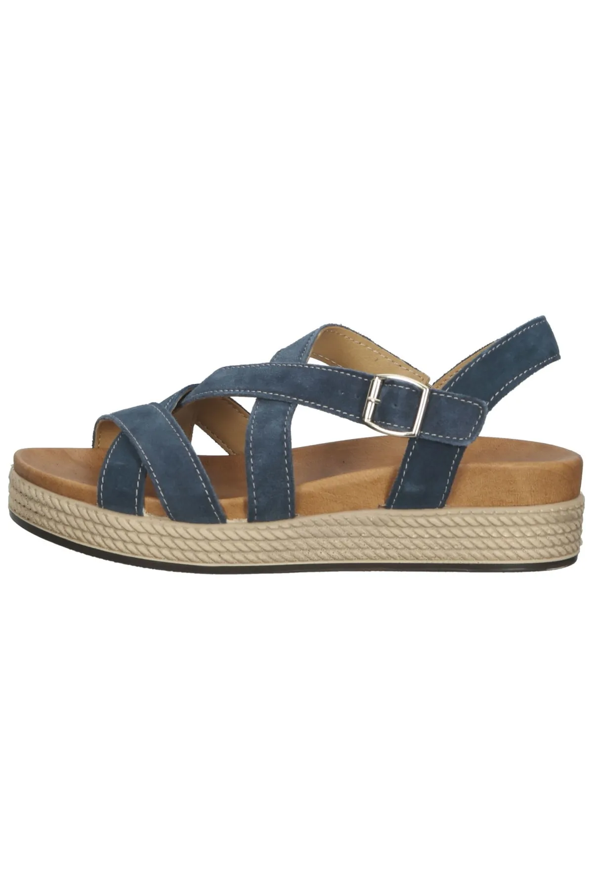 Bama  Sandalette - Blau - Flacher Absatz