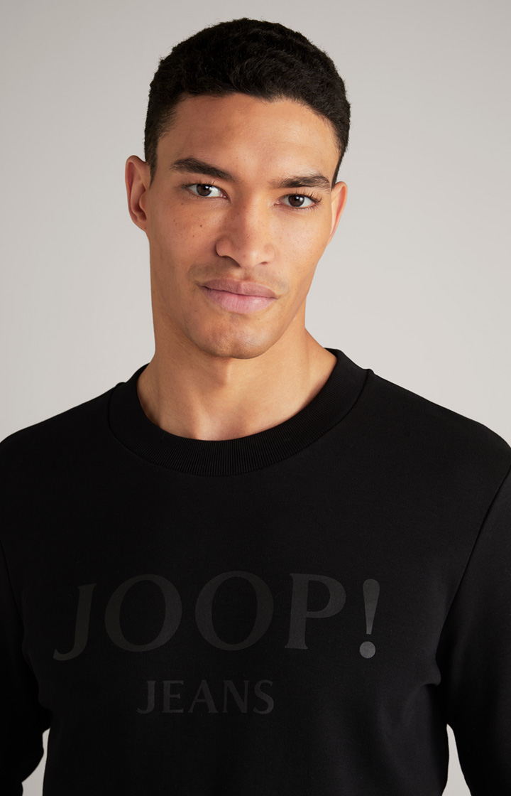 Sweatshirt Alfred in Schwarz