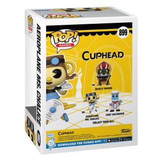Funko POP! Cuphead: Games Vinyl Figur Aeroplane Chalice 9 cm