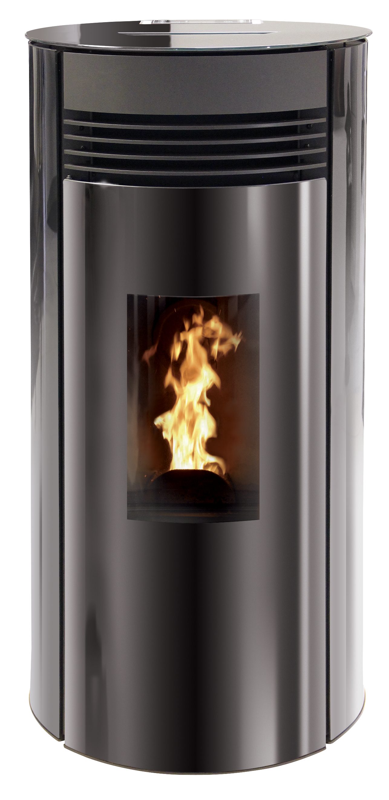 interstoves Pelletofen Verone Glass mit WLAN, 8,00 kW, Pelletofen