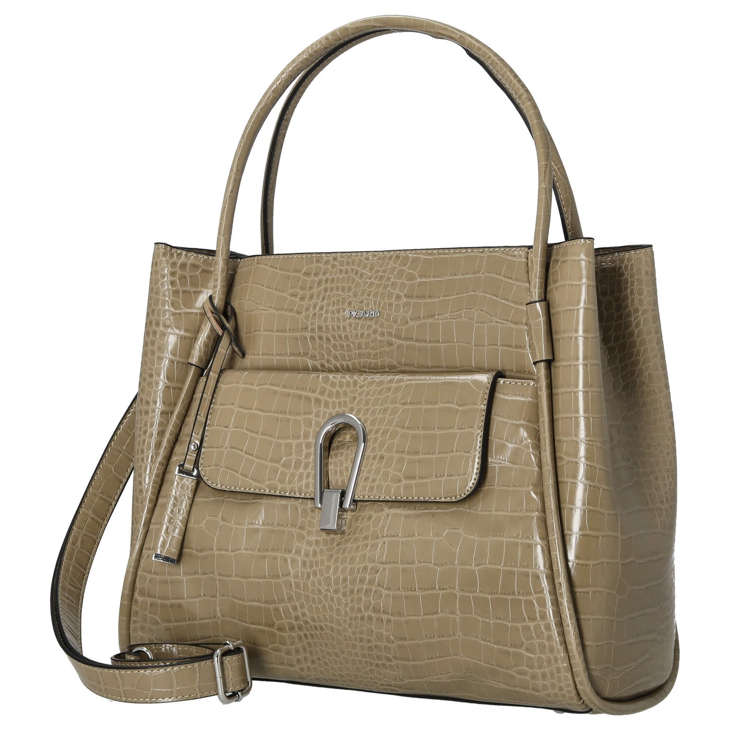 Croco - Henkeltasche Synthetik