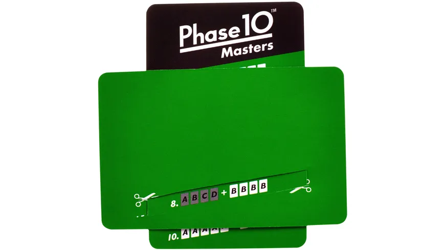 Mattel Games Phase 10 Masters, Kartenspiel, Gesellschaftsspiel, Familienspiel