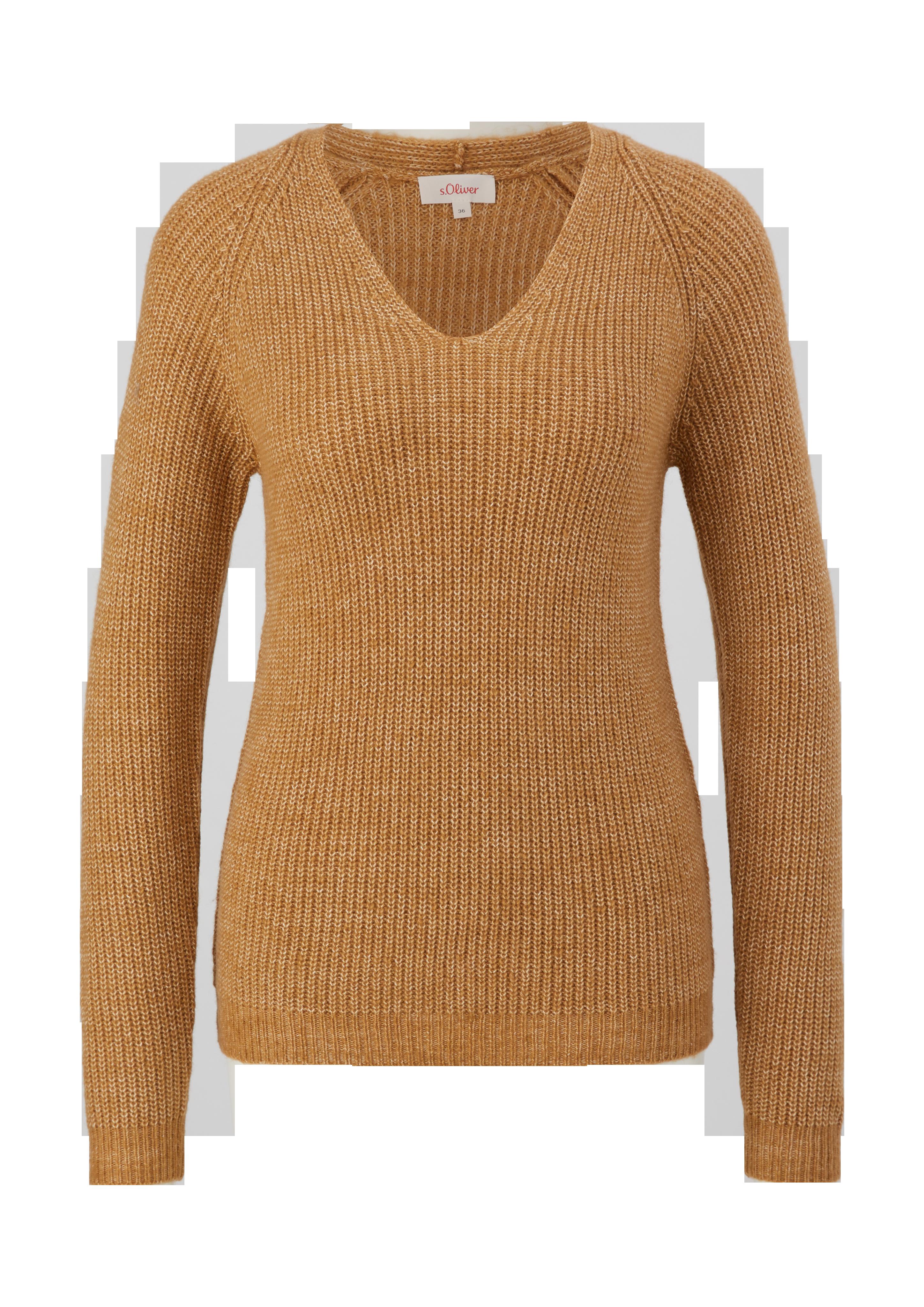 Strickpullover mit V-Ausschnitt  2124197-8469