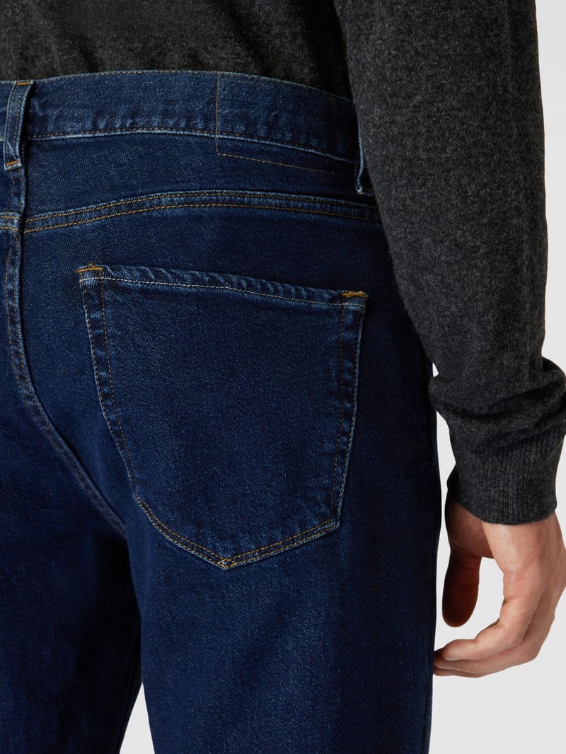 Regular Fit Jeans mit Eingrifftaschen Modell 'Jorden' in dunkelblau