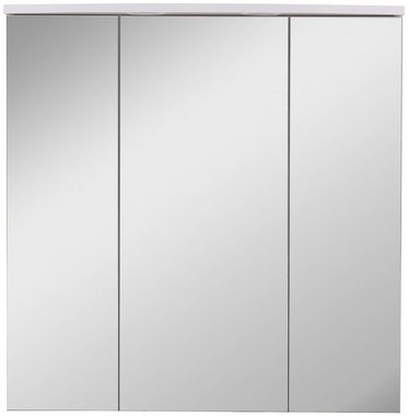 Schildmeyer Spiegelschrank Verona Breite 70 cm, 3-türig, 2 LED-Einbaustrahler, Schalter-/Steckdosenbox