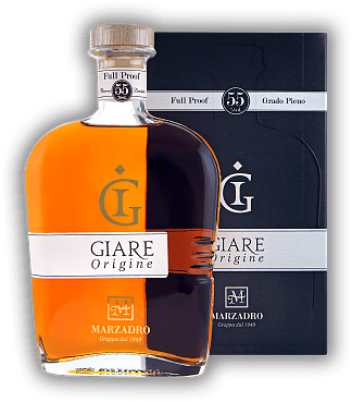 Marzadro Giare Origine Amarone 55% Grappa Affinata Marzadro Giare Origine Amarone 55% Grappa Affinata  0,7	 Liter - Vol 55%