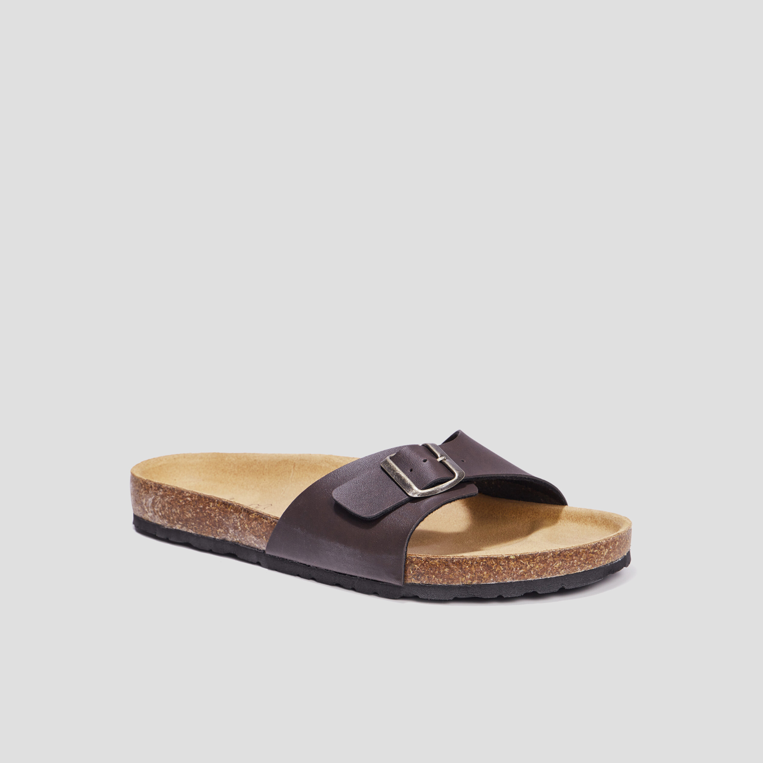 Mules avec boucles Goalitor marron homme | La Halle