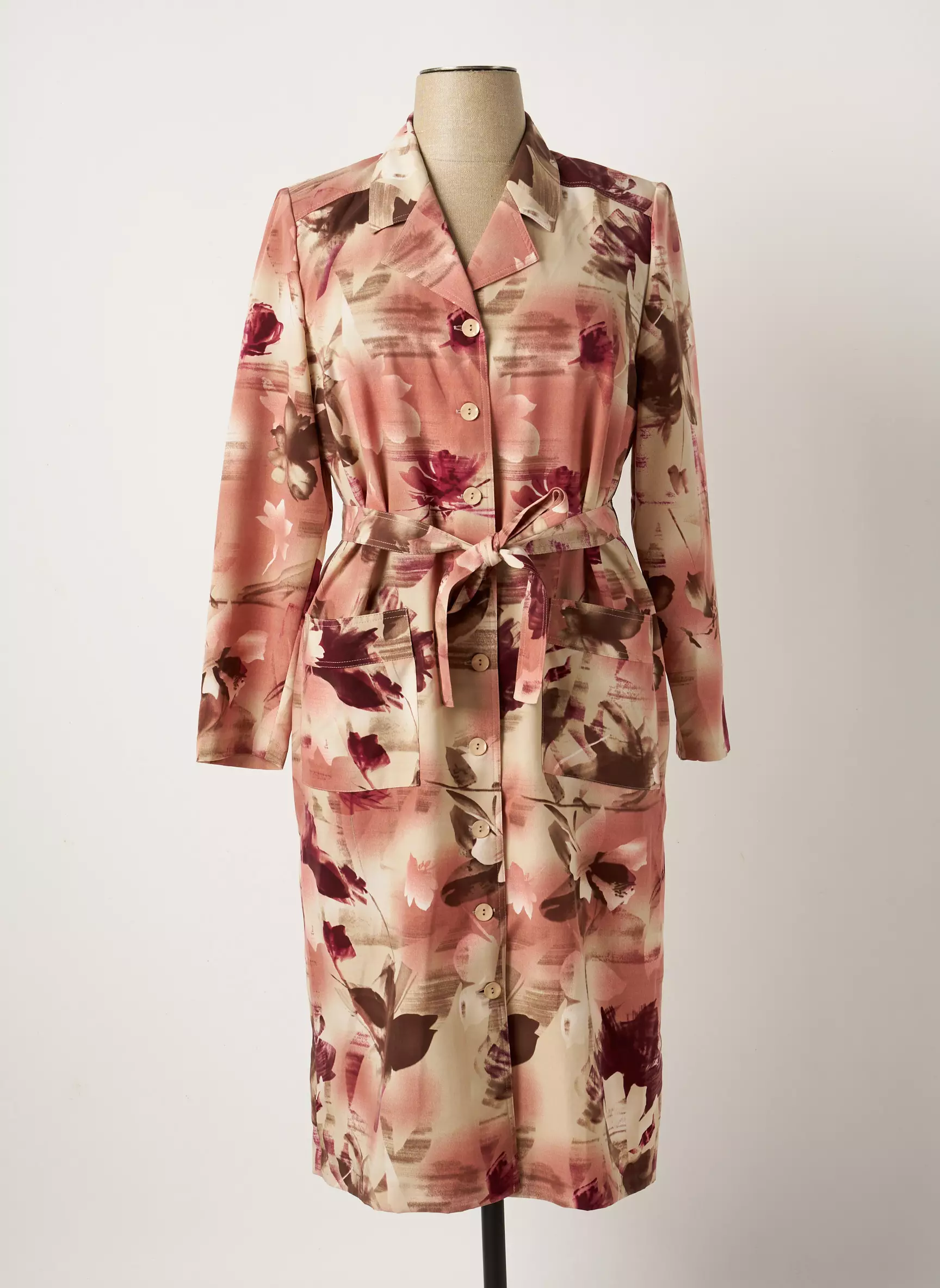 Francoise F Robes Mi Longues Femme couleur rose