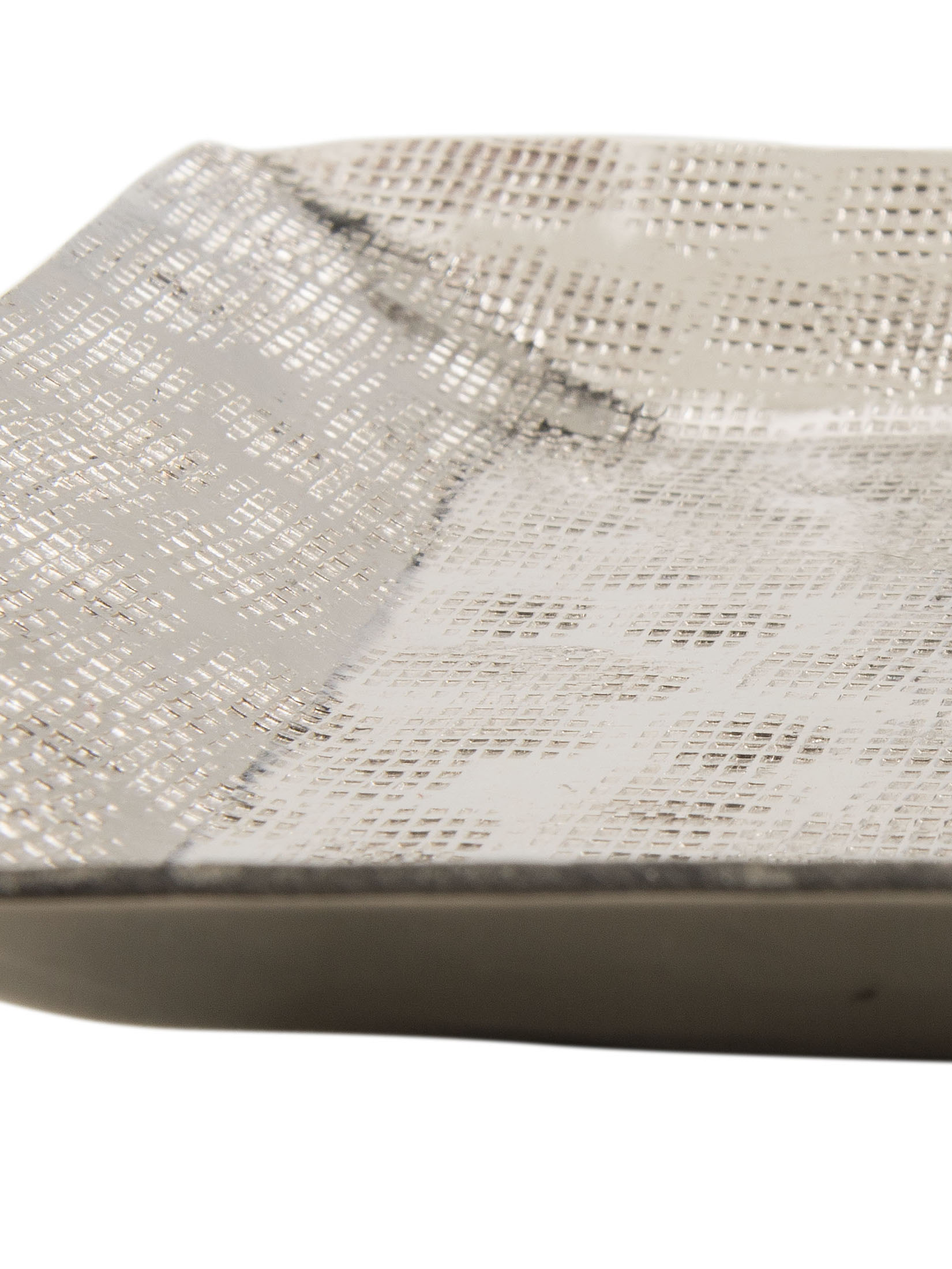 Silver Net Deko-Tablett, Silber