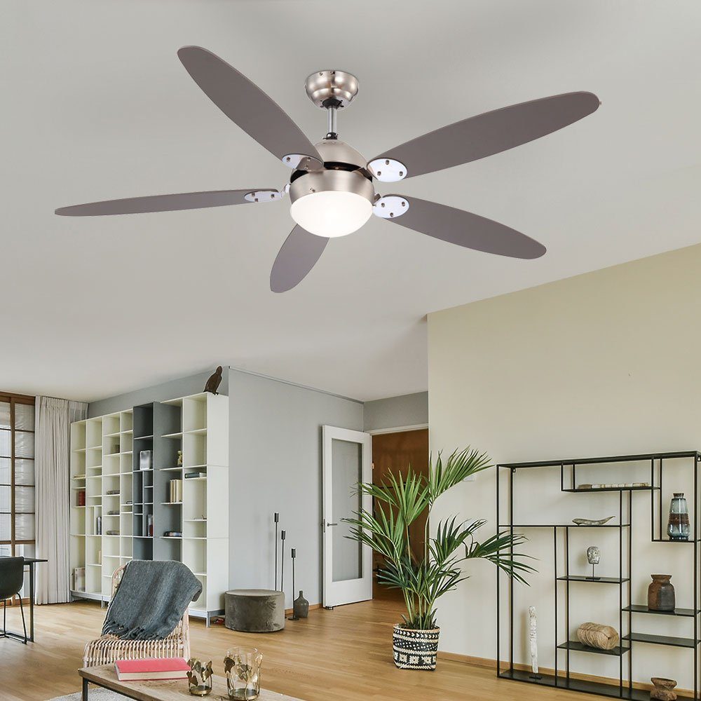 Globo Deckenventilator, Smart Home Decken Ventilator Alexa Google App Leuchte dimmbar im Set