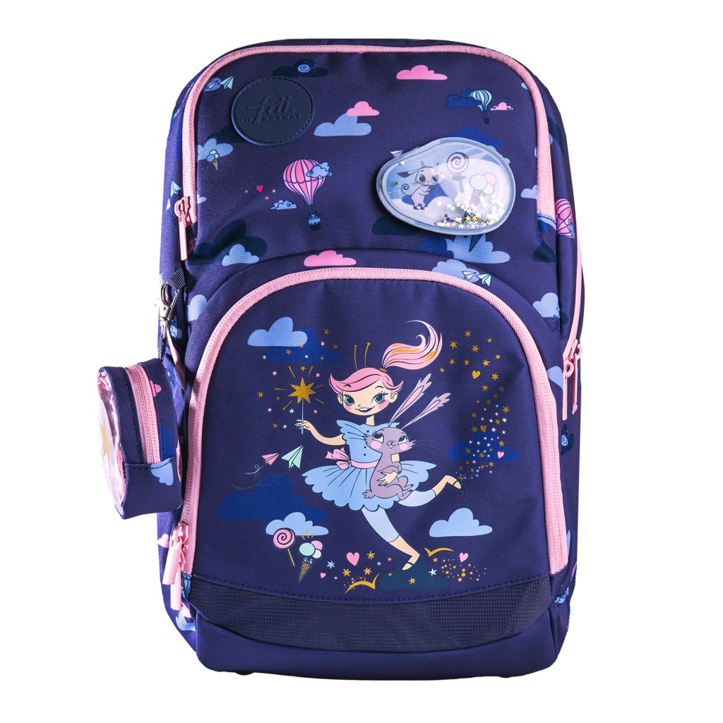 Frii of Norway Ergonomischer Schulrucksack Expand 20-25L Best Friends Blue