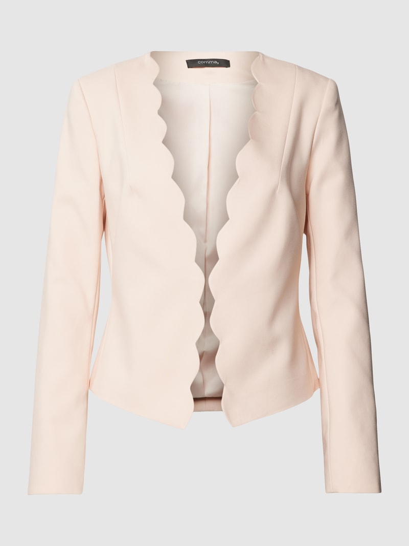 Blazer mit Ziernähten in rosa
