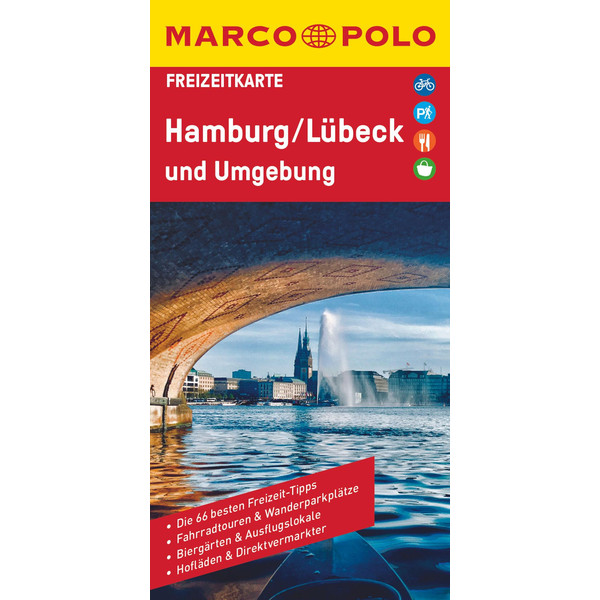 MARCO POLO FREIZEITKARTE DEUTSCHLAND BLATT 07 HAMBURG - Stadtplan