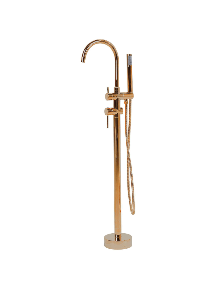 Beliani Wannenarmaturen TUGELA in Kupfer - (W) 21 x (H) 116 x (L) 16 cm günstig kaufen onesize