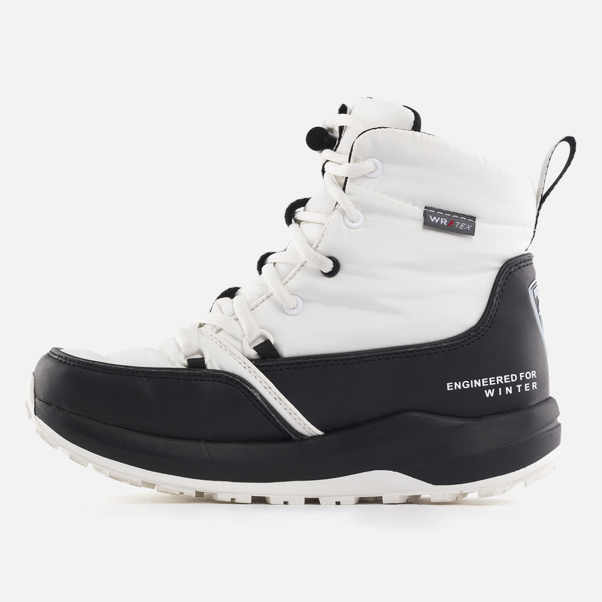 Bottines après-ski unisexe Podium noires et blanc