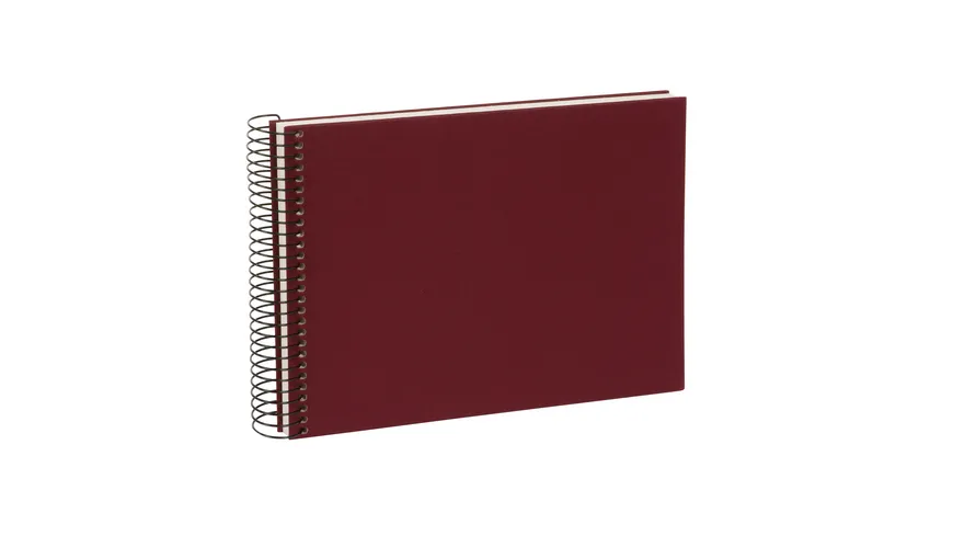 goldbuch Spiralalbum Bella Vista bordeaux 24x17 cm mit 40 weiße Seiten