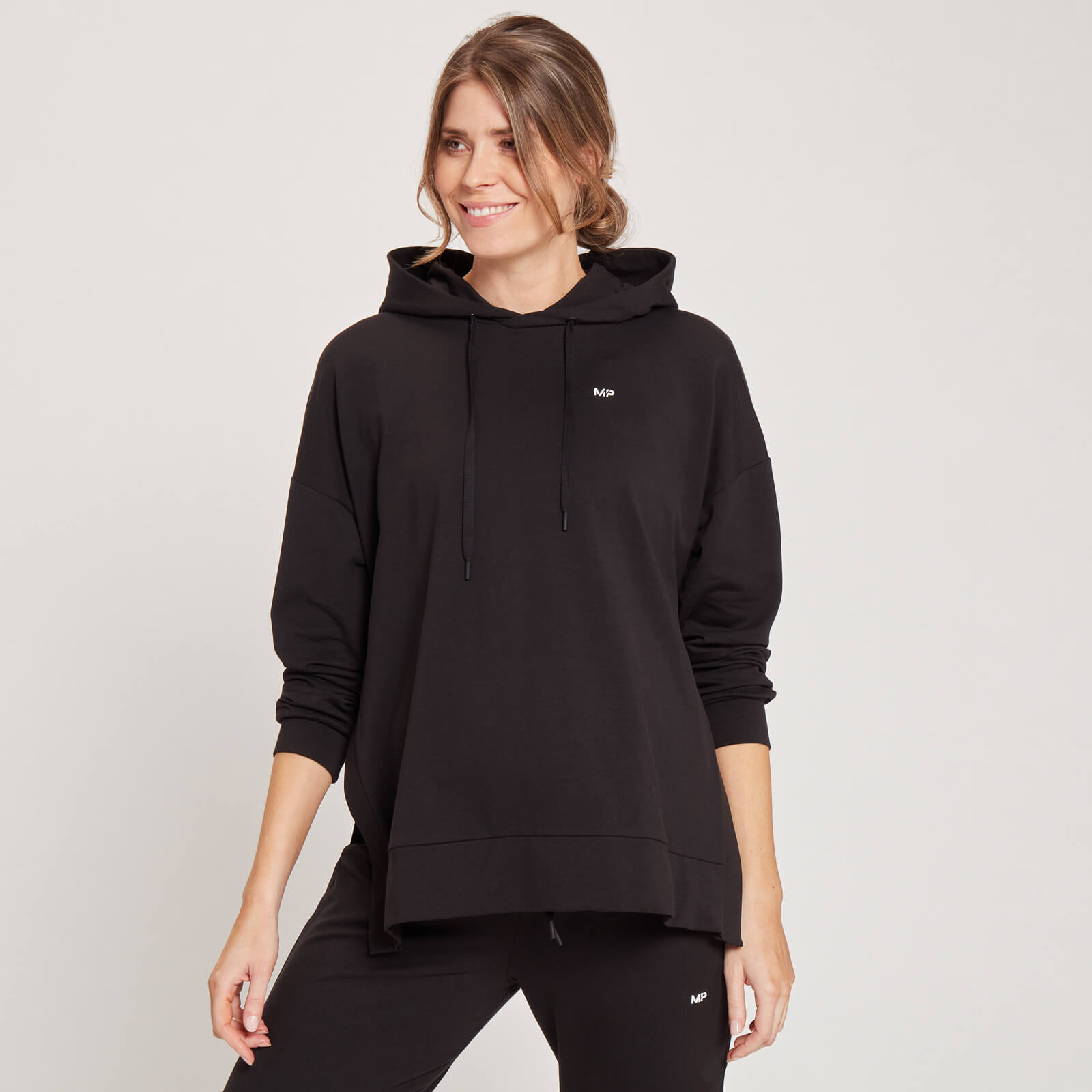 Sweat à capuche de maternité MP pour femmes  – Noir