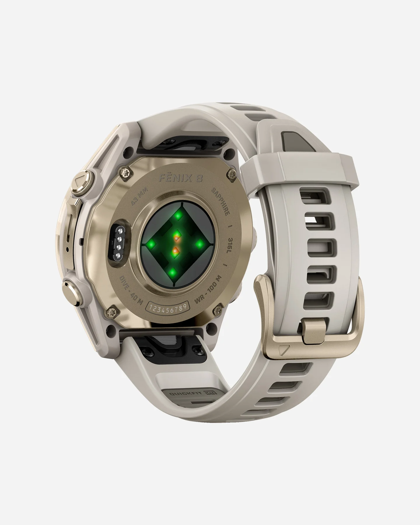 Garmin Fenix 8 Amoled 43mm Sapphire Multifunction Watch 010-02903-11