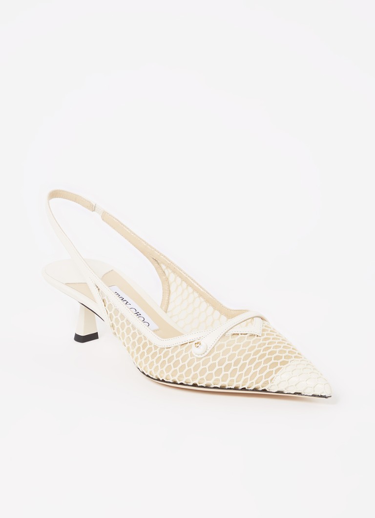 Jimmy Choo Amita 45 slingback with suede details