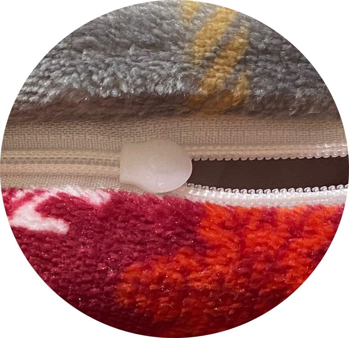 Bettwäsche Winter Cashmere Touch, One Home, Fleece, 3 teilig, flauschig warmes Teddy Plüsch, Kristall Doppelbett