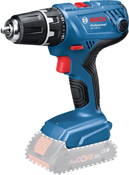 Mașină de găurit cu acumulator Bosch Blue 06019H1071 GSR 18V-21, 18V, fără baterii și încărcător