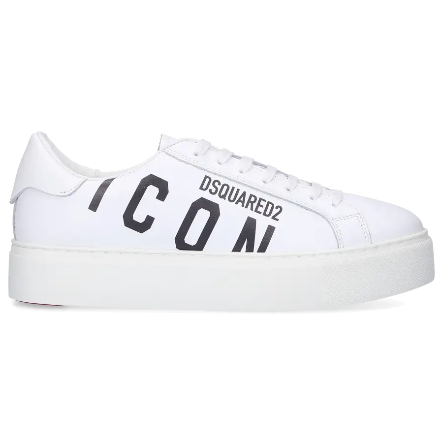 Dsquared2 - Sneaker low NEW TENNIS Kalbsleder - weiß