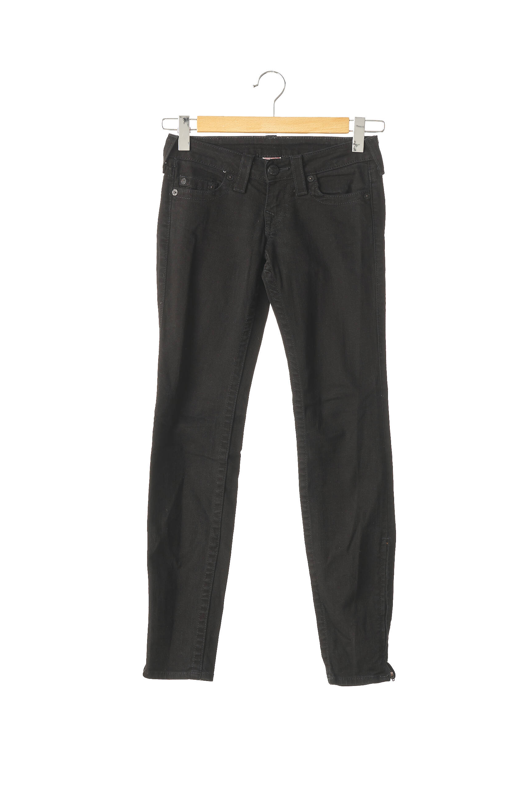 True Religion Jeans Coupe Slim Femme couleur noir