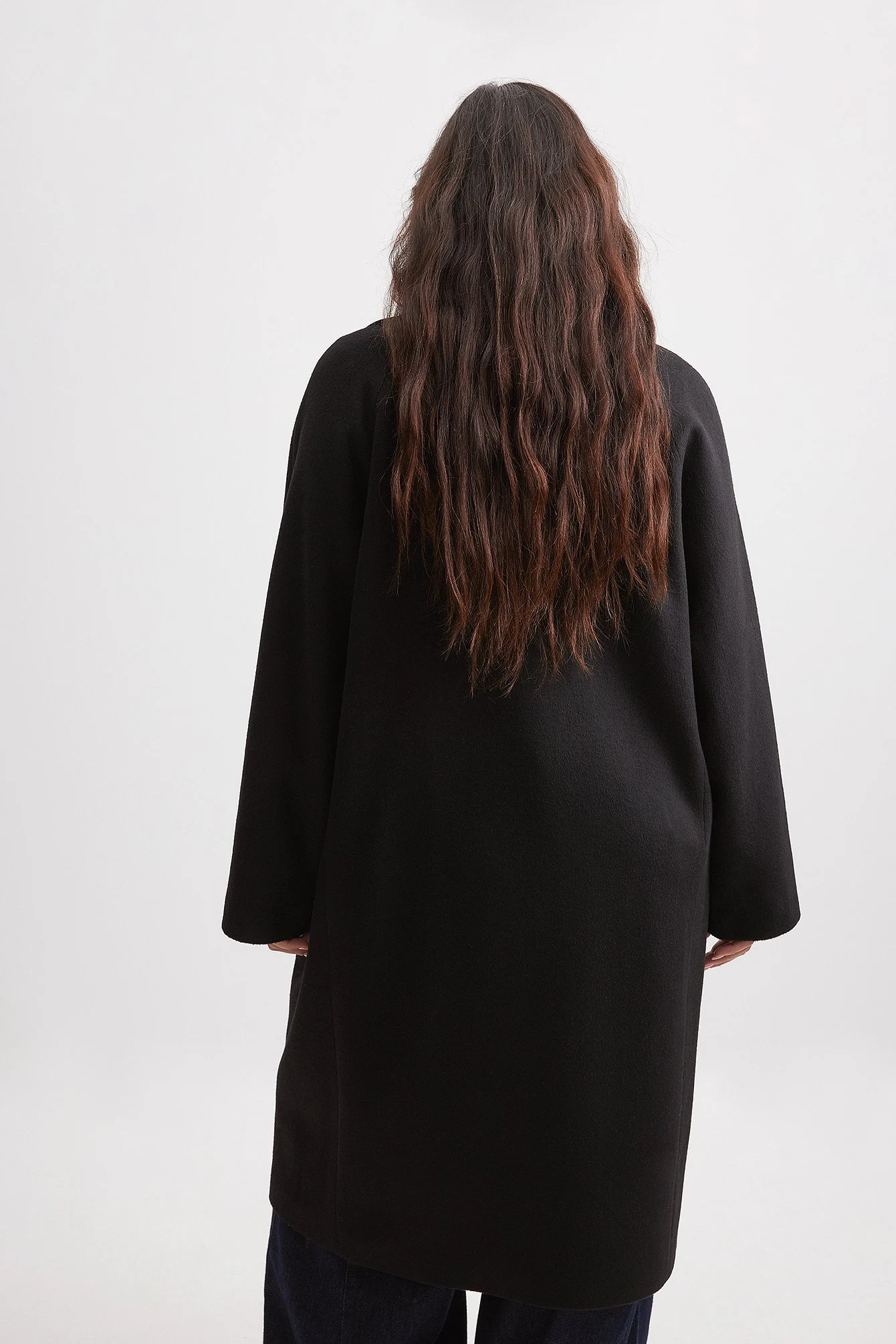 Oversize Mantel aus Wollmischung
