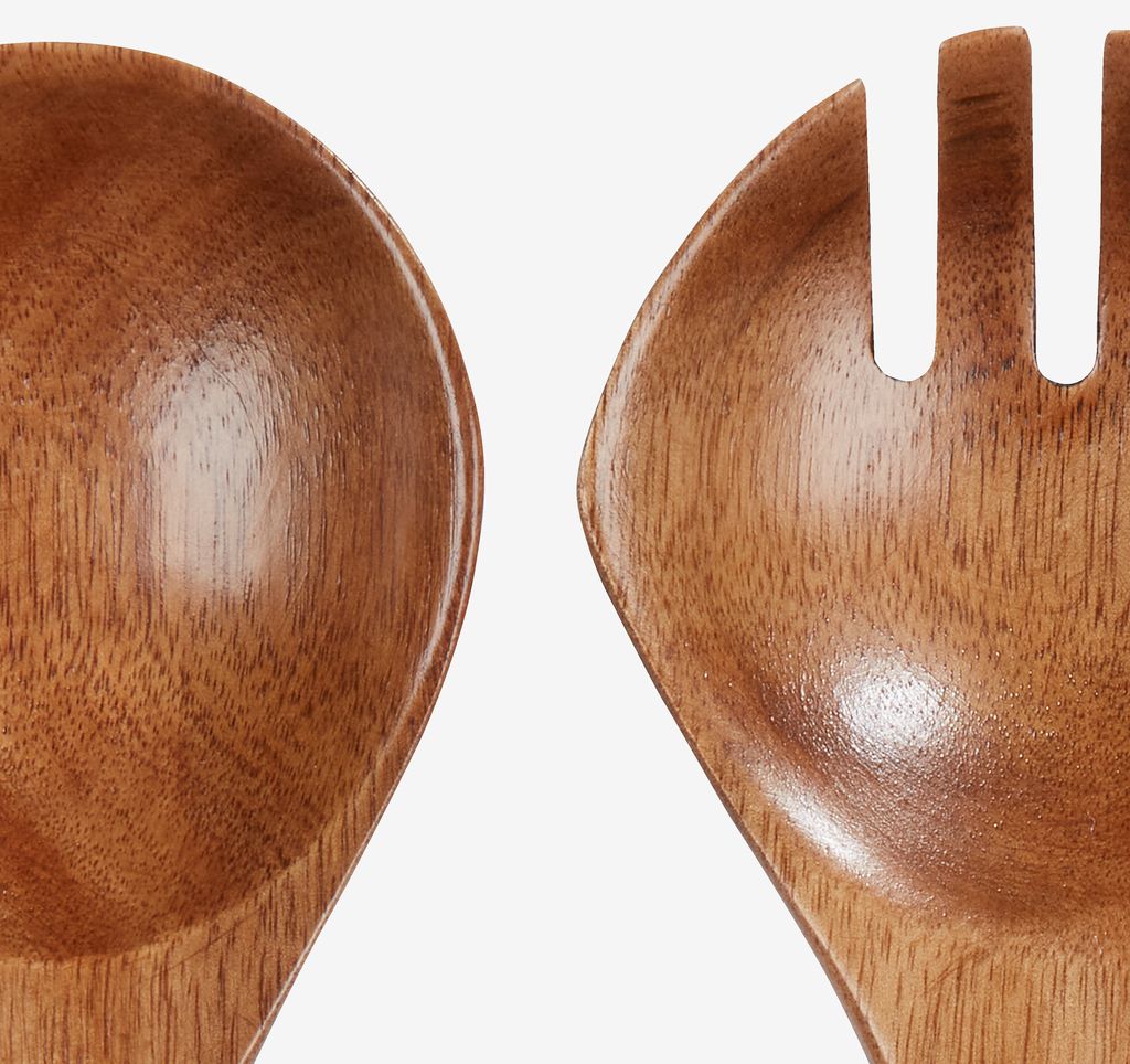 KRESTIAN Sztućce do sałatek KRESTIAN L30cm drewno