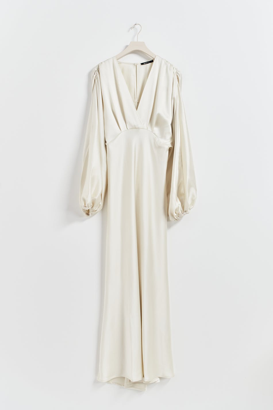 Satin maxi dress