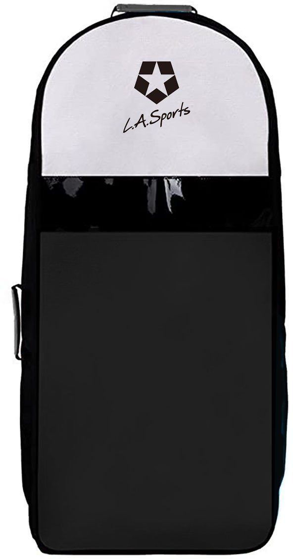 L.A. Sports Inflatable SUP-Board Devil, (Set, 6 tlg., mit Paddel, Pumpe und Transportrucksack)