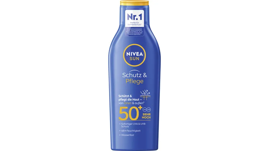 NIVEA SUN Schutz Pflege Milch LF50+ 200 ml