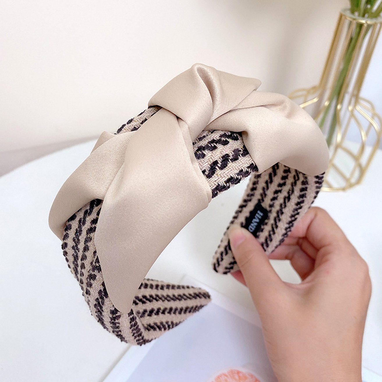 HOHEA H Haarband Stirnband Blaues Stirnband Damen Boho Haarband, 1-tlg., Billige Haargummishaarband kosmetikSommerhaarband, Haarband Damen Winter, Haarband Schminken, Haarband Mädchen