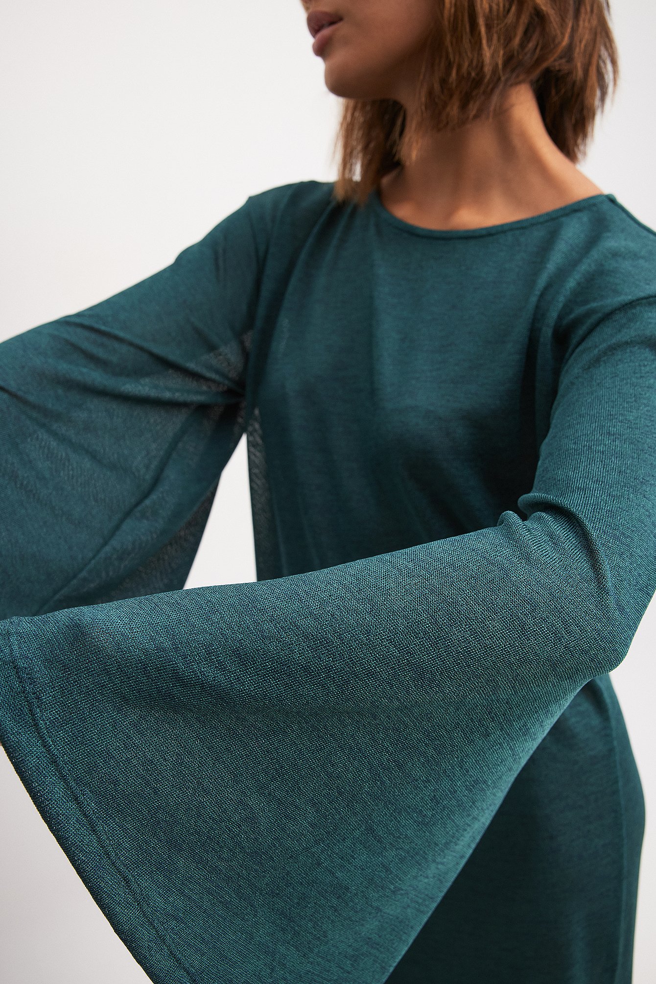Maxikleid mit weiten Ärmeln