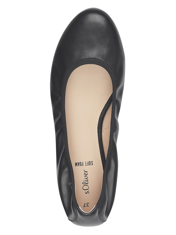 s.Oliver Ballerinas in Schwarz günstig kaufen