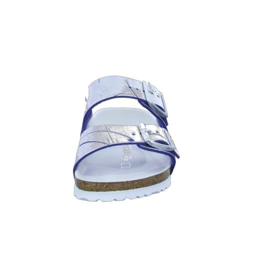 BIRKENSTOCK Klassische Sandalen bunt Arizona Rivet Logo Metallic Cuts Ocean