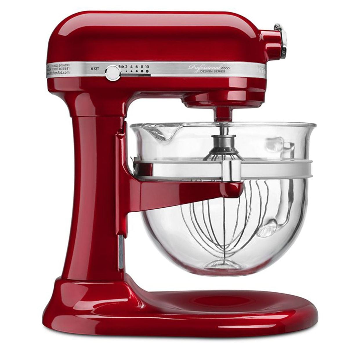 <div ><p >Whether you need 13 dozen cookies for the school bake sale or shredded chicken for Taco Tuesday with friends and family, the KitchenAid&reg; Professional 6500 Design&trade; Series 6 Quart Bowl-Lift Stand Mixer has the capacity for every occ