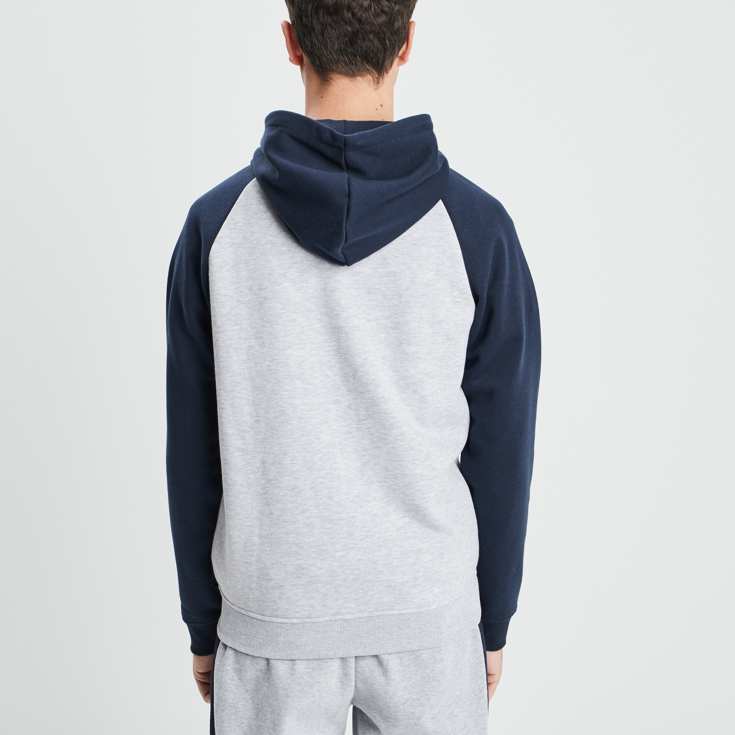 Sweat zippé à capuche Creeks bleu marine homme | La Halle