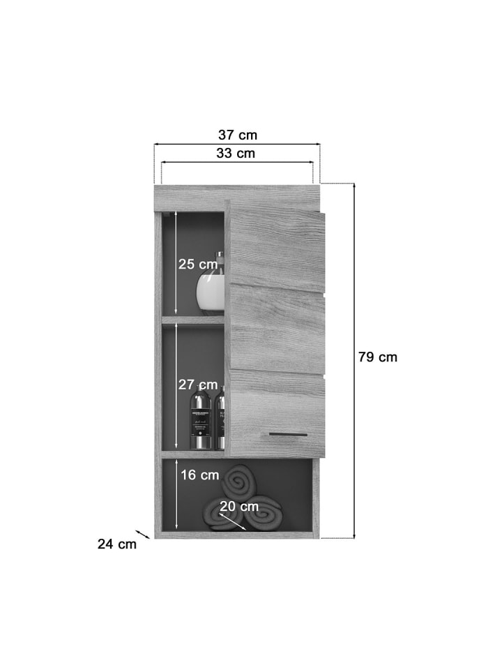 ebuy24 Rauchfarbenen 37 x 24 cm günstig kaufen onesize