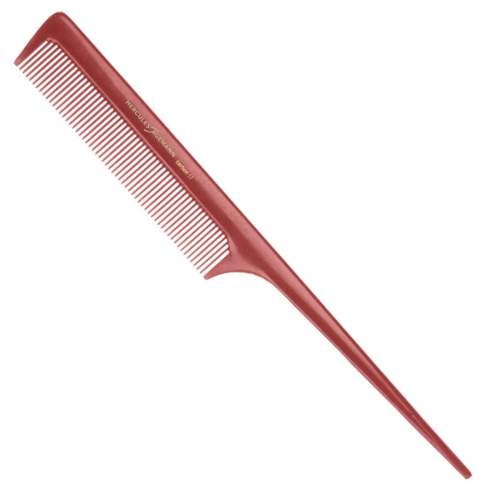 Hercules Sägemann Carbon Kamm HS C17 Rot 8,25 Zoll