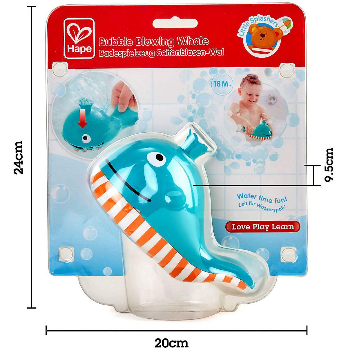 Badespielzeug Seifenblasen-Wal