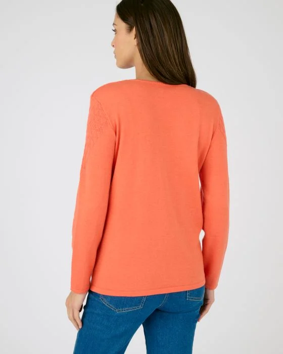 Pull maille fantaisie chaud Thermolactyl