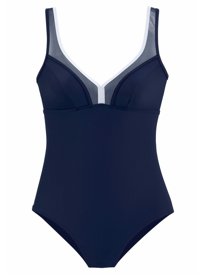 LASCANA Badeanzug in marine günstig kaufen