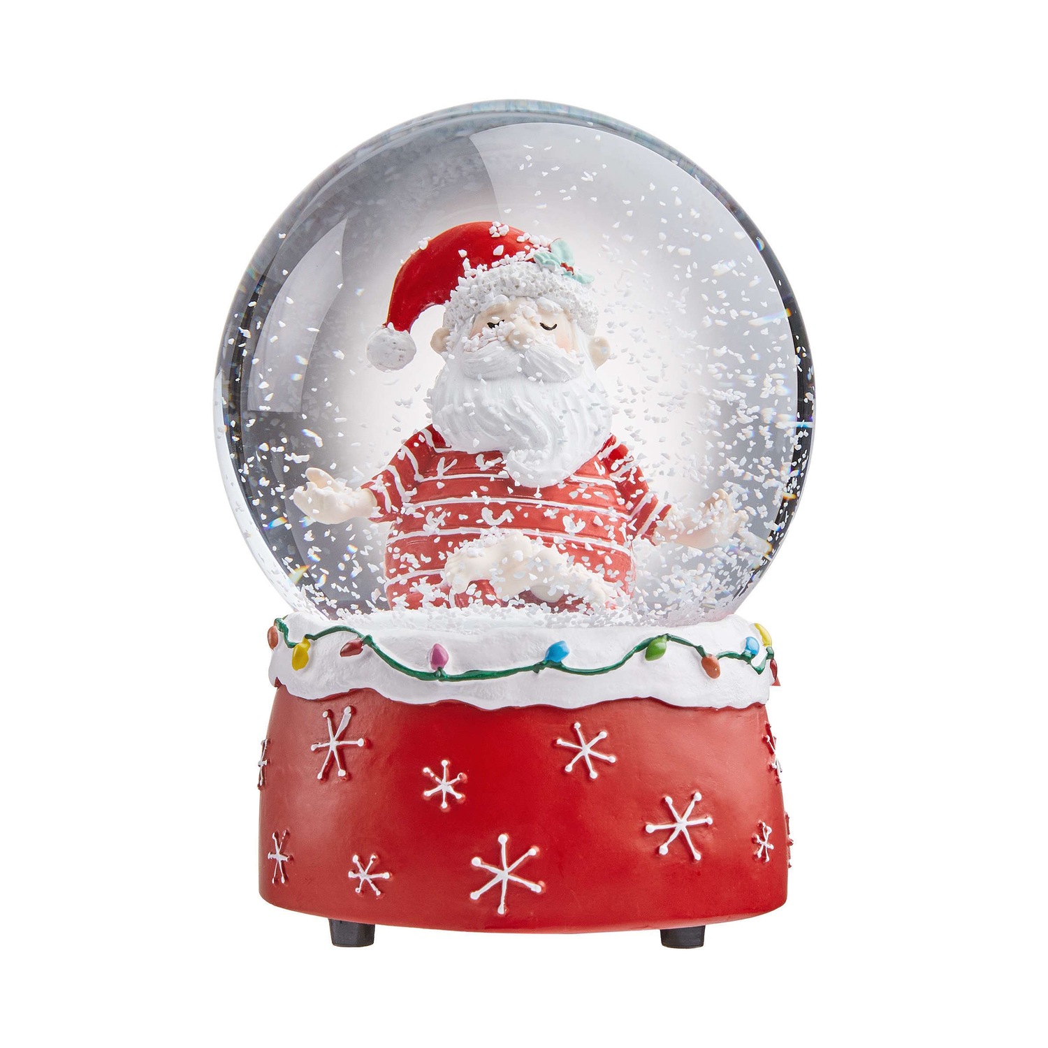 X-MAS Spieluhr Yoga Santa Höhe 15cm