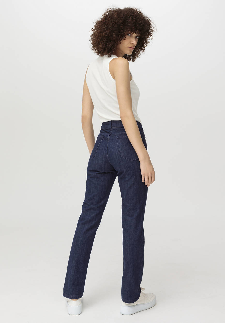 Jeans MARIE Mid Rise Straight aus Bio-Denim