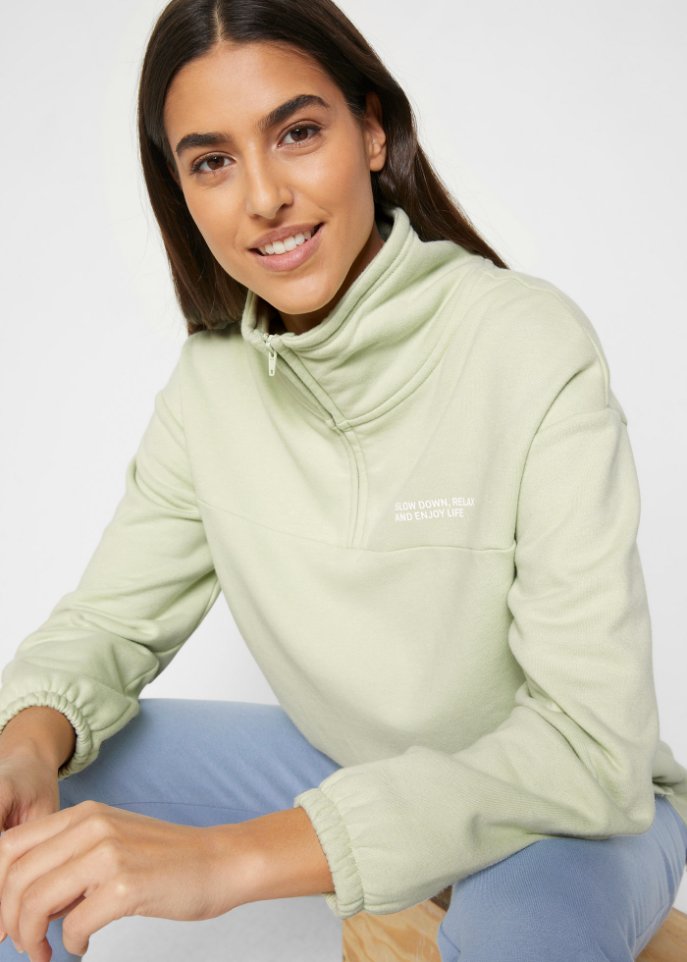 Super Soft Sweatshirt mit Turtle Neck