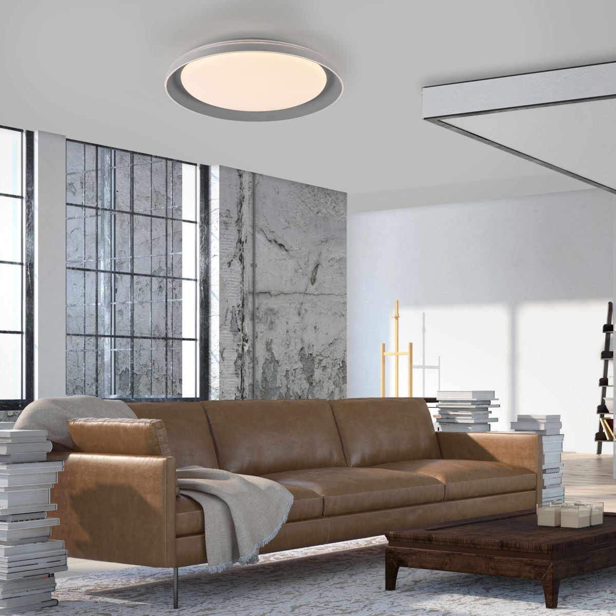 LED Deckenlampe Sati Silber